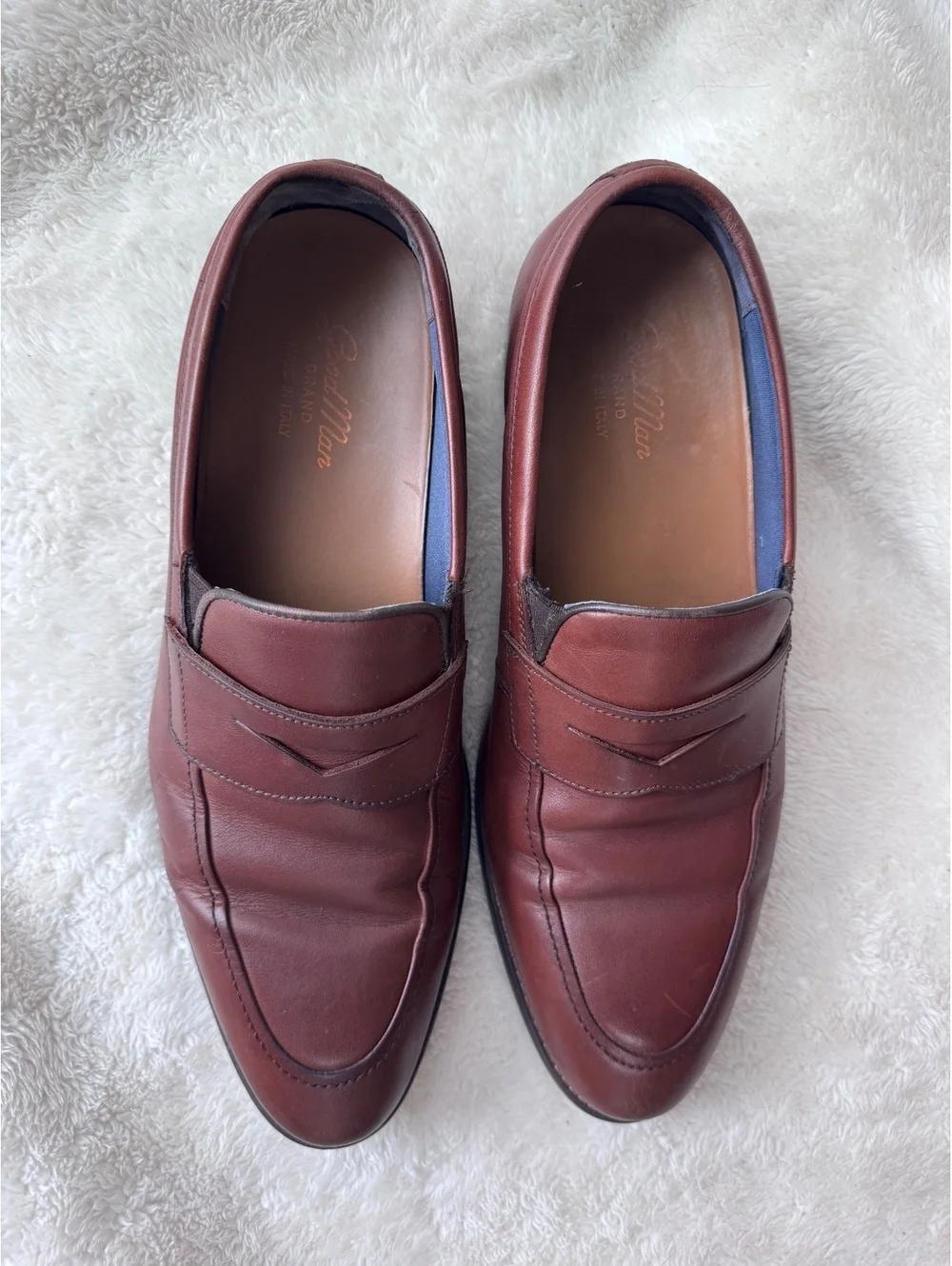 The Good Man Brand men’s brown leather penny loafers, size 10.5M